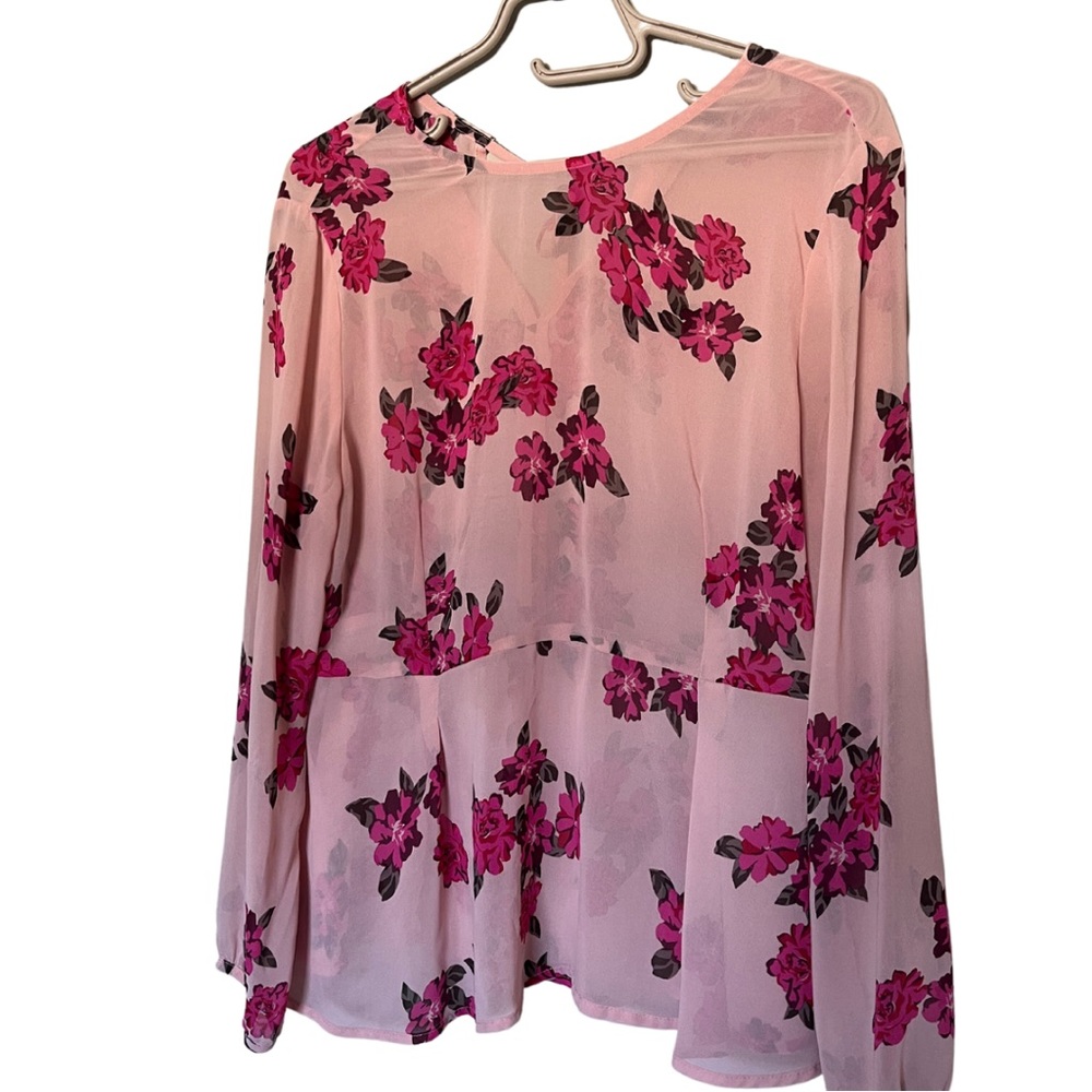 Sheer Flowy floral top